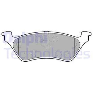 Brake Pad Set, disc brake (LP1694)