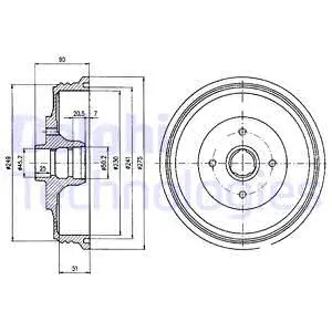 Brake Drum (BF430)