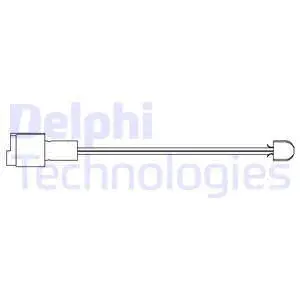 Warning Contact, brake pad wear (LZ0108)