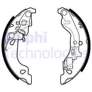 Brake Shoe Set (LS1858)