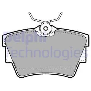Brake Pad Set, disc brake (LP1455)
