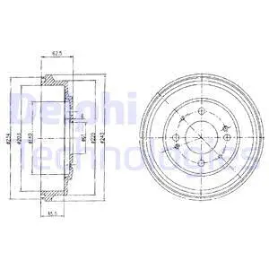 Brake Drum (BF482)