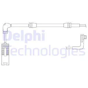 Warning Contact, brake pad wear (LZ0171)