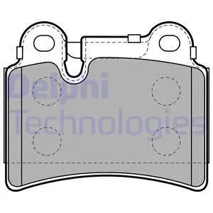 Brake Pad Set, disc brake (LP2061)