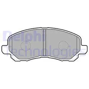 Brake Pad Set, disc brake (LP1684)