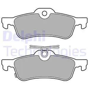 Brake Pad Set, disc brake (LP3147)