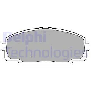 Brake Pad Set, disc brake (LP989-18B1)