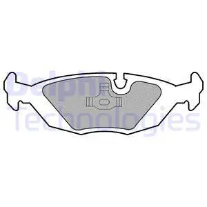 Brake Pad Set, disc brake (LP442)