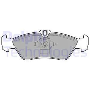 Brake Pad Set, disc brake (LP1596)