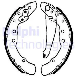 Brake Shoe Set (LS1655)