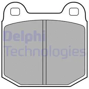 Brake Pad Set, disc brake (LP1814)