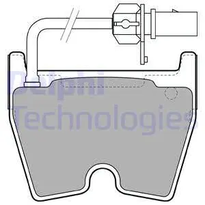 Brake Pad Set, disc brake (LP2089)
