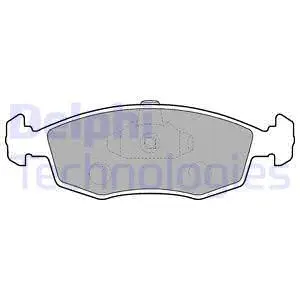 Brake Pad Set, disc brake (LP1549)