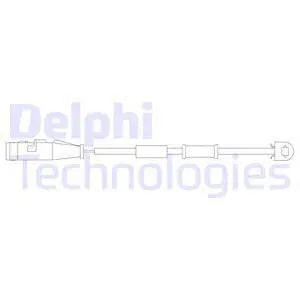 Warning Contact, brake pad wear (LZ0188)