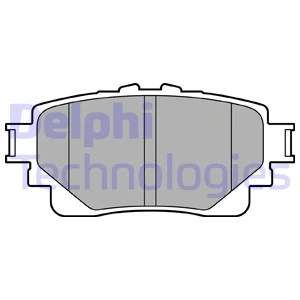 Brake Pad Set, disc brake (LP3599)