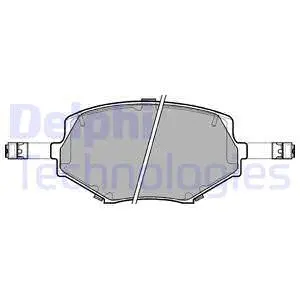 Brake Pad Set, disc brake (LP1074)