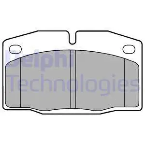Brake Pad Set, disc brake (LP415)