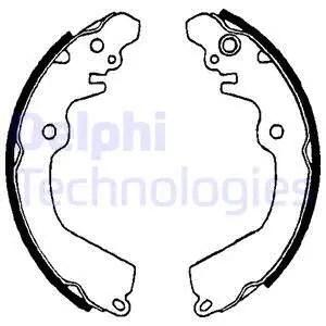 Brake Shoe Set (LS1643)