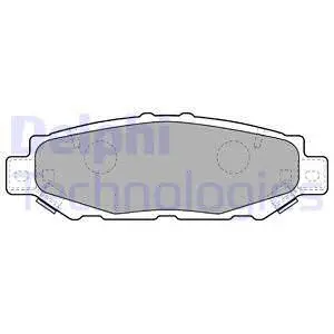 Brake Pad Set, disc brake (LP1508)