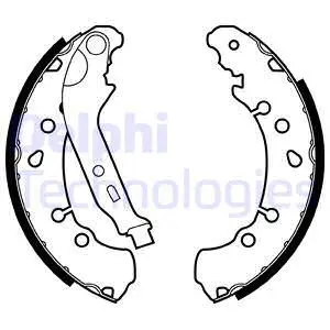 Brake Shoe Set (LS2021)