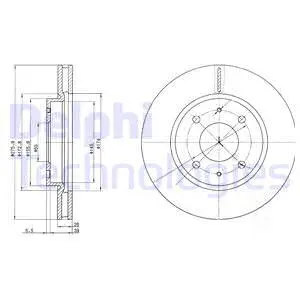 Brake Disc (BG4068)