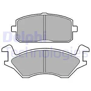 Brake Pad Set, disc brake (LP169)