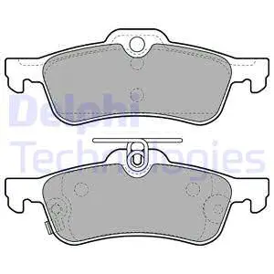 Brake Pad Set, disc brake (LP2007)