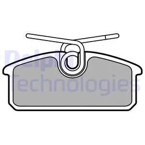 Brake Pad Set, disc brake (LP3150)