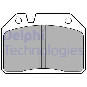 Brake Pad Set, disc brake (LP55)