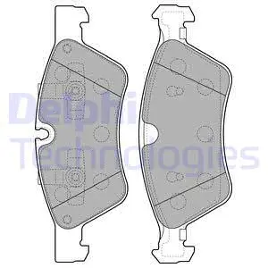 Brake Pad Set, disc brake (LP2125)