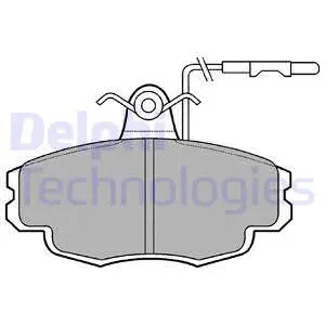 Brake Pad Set, disc brake (LP695)