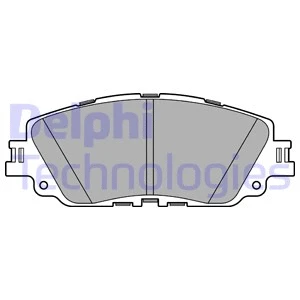 Brake Pad Set, disc brake (LP3596)