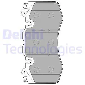 Brake Pad Set, disc brake (LP2187)
