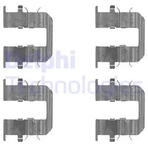 Accessory Kit, disc brake pad (LX0489)