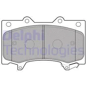 Brake Pad Set, disc brake (LP2712)