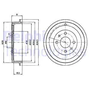 Brake Drum (BF413)