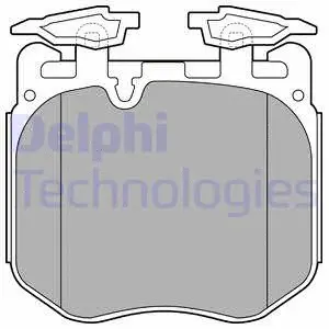 Brake Pad Set, disc brake (LP3304)