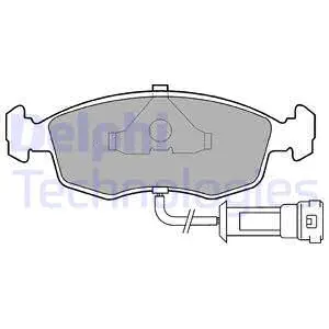 Brake Pad Set, disc brake (LP457)