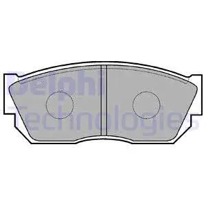Brake Pad Set, disc brake (LP355)