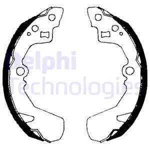 Brake Shoe Set (LS1685)