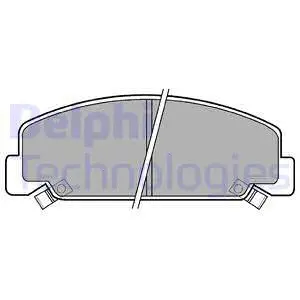 Brake Pad Set, disc brake (LP403)