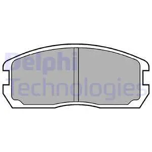Brake Pad Set, disc brake (LP467)