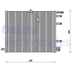 Condenser, air conditioning (TSP0225070)