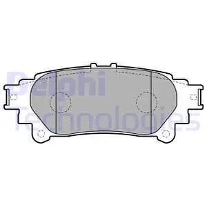 Brake Pad Set, disc brake (LP2196)