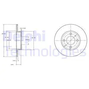 Brake Disc (BG2458C)