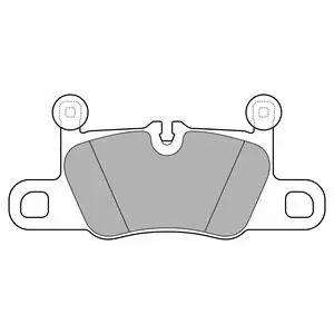 Brake Pad Set, disc brake (LP3614)