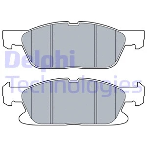 Brake Pad Set, disc brake (LP3536)