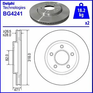 Brake Disc (BG4241)