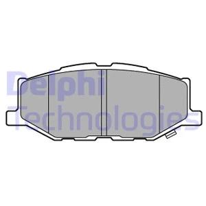 Brake Pad Set, disc brake (LP3637)