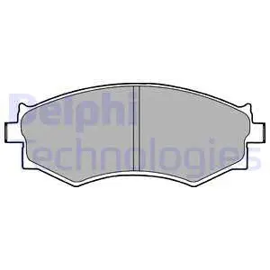 Brake Pad Set, disc brake (LP1228)